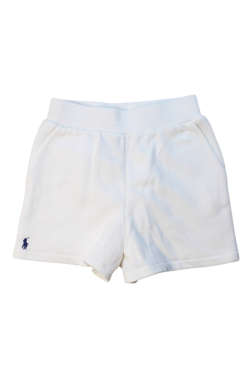 A White Shorts from Polo Ralph Lauren in size 4T for girl. (Front View)