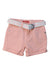 A Pink Shorts from Guess in size 5T for girl. (Front View)