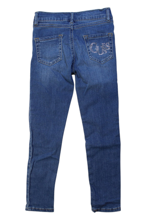 A Blue Jeans from Guess in size 6T for girl. (Back View)