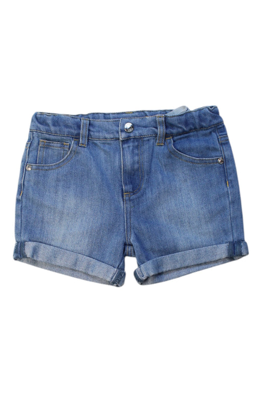 A Blue Shorts from Guess in size 6T for girl. (Front View)
