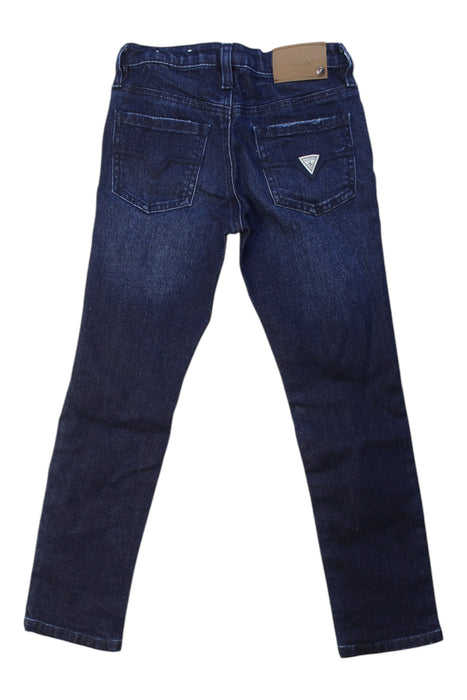 A Navy Jeans from Guess in size 6T for girl. (Back View)