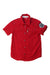 A Red Short Sleeve Shirts from Guess in size 7Y for boy. (Front View)