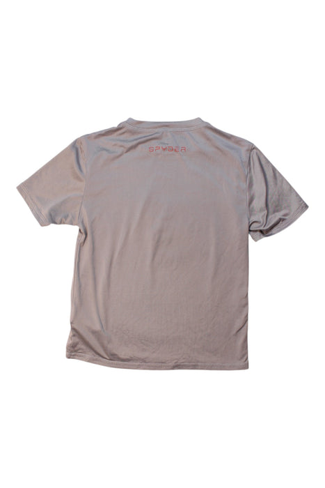 A Grey Short Sleeve T Shirts from Spyder in size 4T for boy. (Back View)