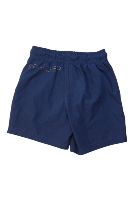 A Navy Swim Shorts from Spyder in size 4T for boy. (Back View)