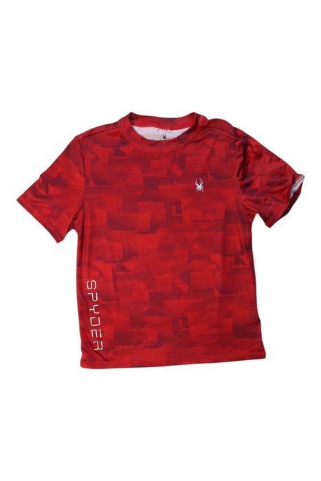 A Red Short Sleeve T Shirts from Spyder in size 4T for boy. (Front View)