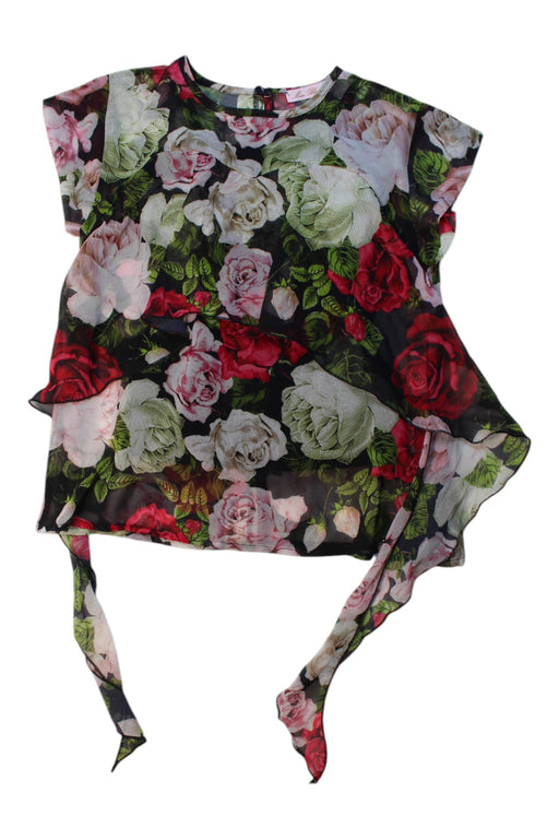 A Multicolour Sleeveless Tops from Miss Blumarine in size 8Y for girl. (Front View)