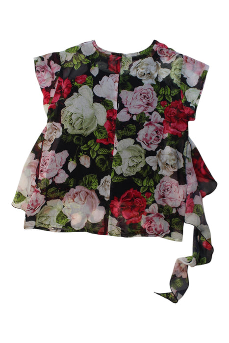 A Multicolour Sleeveless Tops from Miss Blumarine in size 8Y for girl. (Back View)