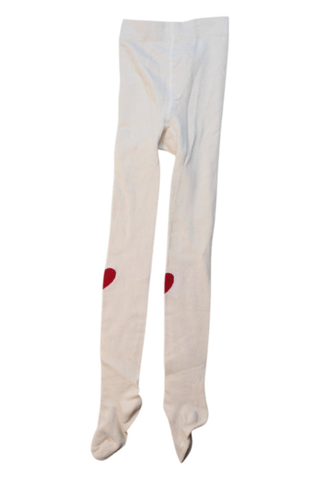 A White Tights from Konges Sløjd in size 6T for girl. (Front View)
