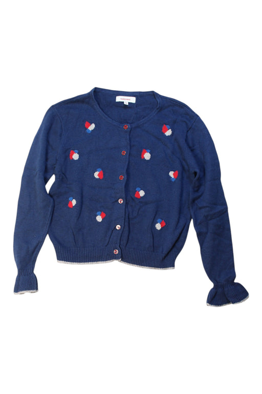 A Blue Cardigans from Catimini in size 8Y for girl. (Front View)