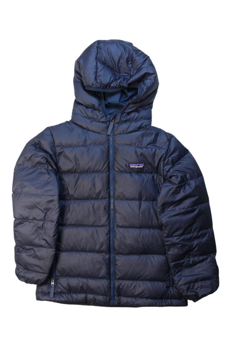 A Navy Puffer/Quilted Coats & Outerwear from Patagonia in size 8Y for girl. (Front View)