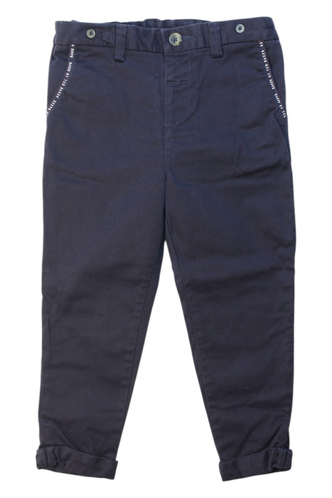 A Navy Casual Pants from Baker by Ted Baker in size 3T for boy. (Front View)
