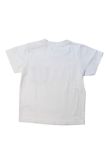 A White Short Sleeve T Shirts from BEAMS in size 2T for boy. (Back View)