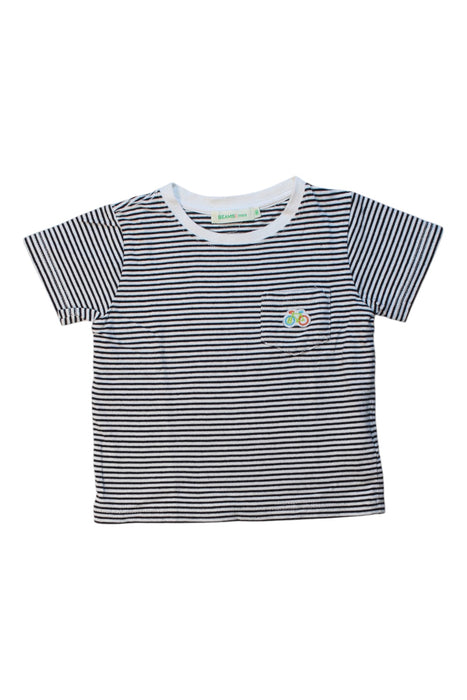 A Black Short Sleeve T Shirts from BEAMS in size 2T for boy. (Front View)