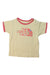A Beige Short Sleeve T Shirts from The North Face in size 2T for girl. (Front View)