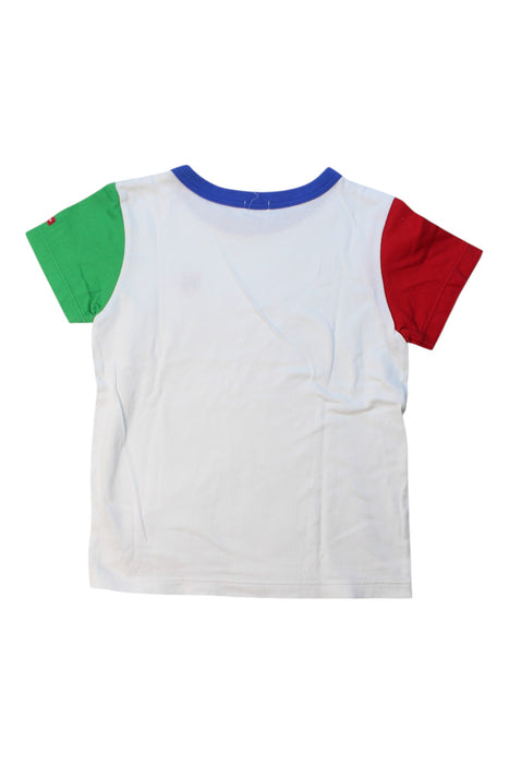 A Multicolour Short Sleeve T Shirts from Hot Biscuits Mikihouse in size 4T for boy. (Back View)