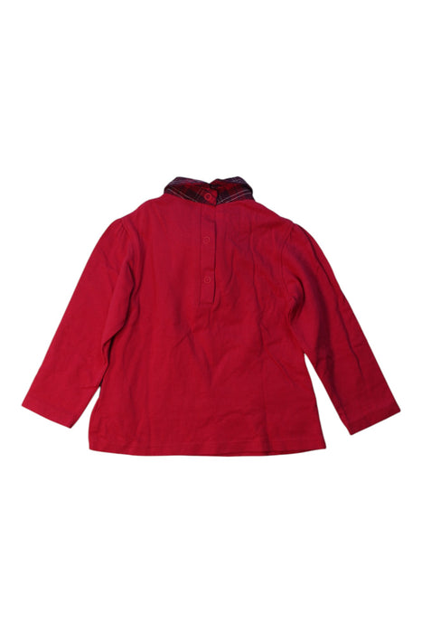 A Red Long Sleeve Tops from La Compagnie des Petits in size 18-24M for girl. (Back View)