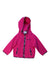 A Pink Rain Jackets from Columbia in size 6-12M for girl. (Front View)