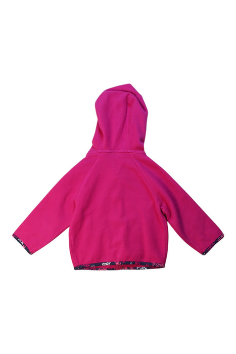 A Pink Rain Jackets from Columbia in size 6-12M for girl. (Back View)