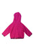 A Pink Rain Jackets from Columbia in size 6-12M for girl. (Back View)