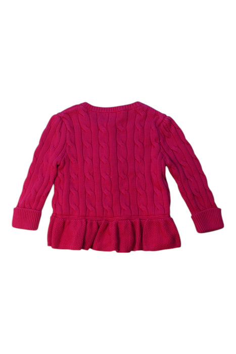 A Pink Cardigans from Ralph Lauren in size 6-12M for girl. (Back View)