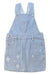 A Blue Overall Dresses from La Compagnie des Petits in size 18-24M for girl. (Front View)