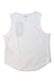 A White Sleeveless Tops from Prince in size 10Y for girl. (Back View)