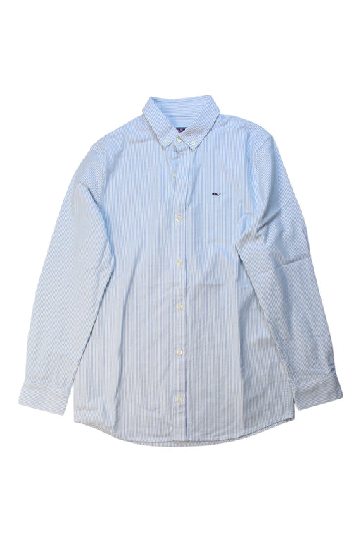 A White Long Sleeve Shirts from Vineyard Vines in size 12Y for boy. (Front View)