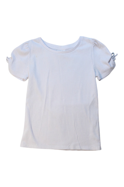 A White Short Sleeve Tops from Seed in size 9Y for girl. (Front View)