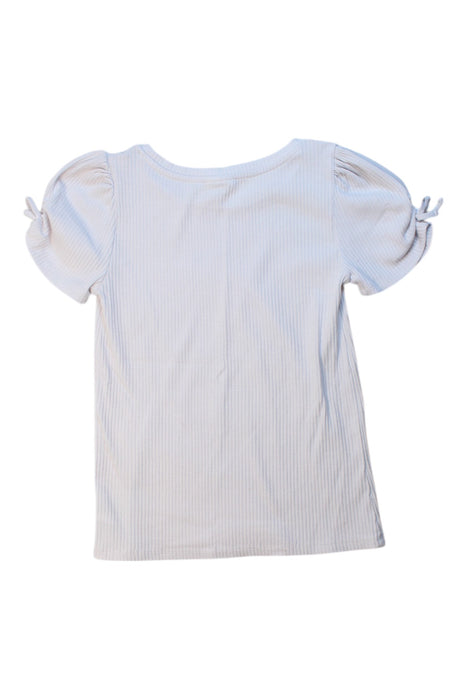 A White Short Sleeve Tops from Seed in size 9Y for girl. (Back View)