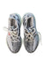 A White Sneakers from Adidas Yeezy in size 14Y for boy. (Back View)