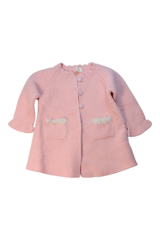 A Pink Cardigans from Nanos in size 3T for girl. (Front View)