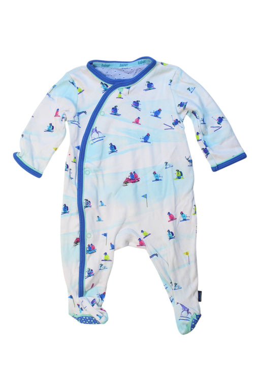 A Multicolour Long Sleeve Rompers from Baker by Ted Baker in size 0-3M for boy. (Front View)