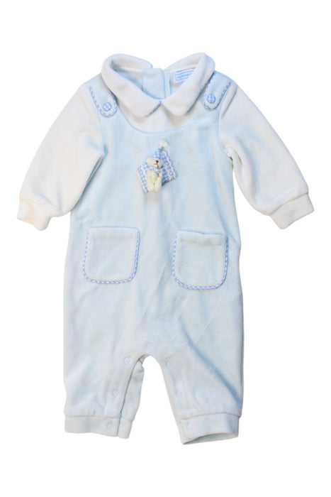 A Blue Long Sleeve Rompers from Nicholas & Bears in size 3-6M for boy. (Front View)
