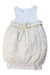 A Ivory Sleeveless Dresses from I Pinco Pallino in size 5T for girl. (Front View)