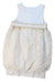 A Ivory Sleeveless Dresses from I Pinco Pallino in size 5T for girl. (Back View)