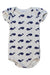 A Beige Short Sleeve Bodysuits from Petit Bateau in size 3-6M for boy. (Front View)