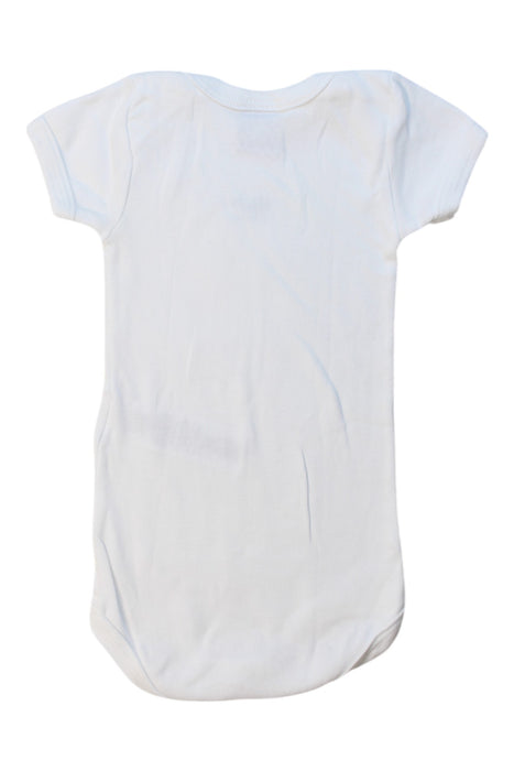 A White Short Sleeve Bodysuits from Petit Bateau in size 3-6M for boy. (Back View)
