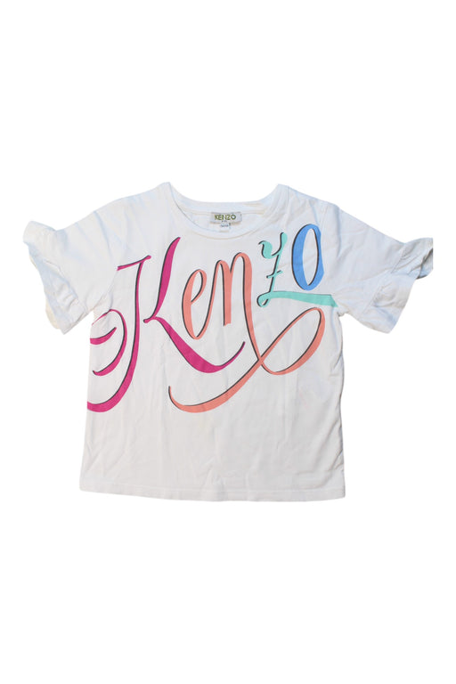A Multicolour Short Sleeve T Shirts from Kenzo in size 5T for girl. (Front View)