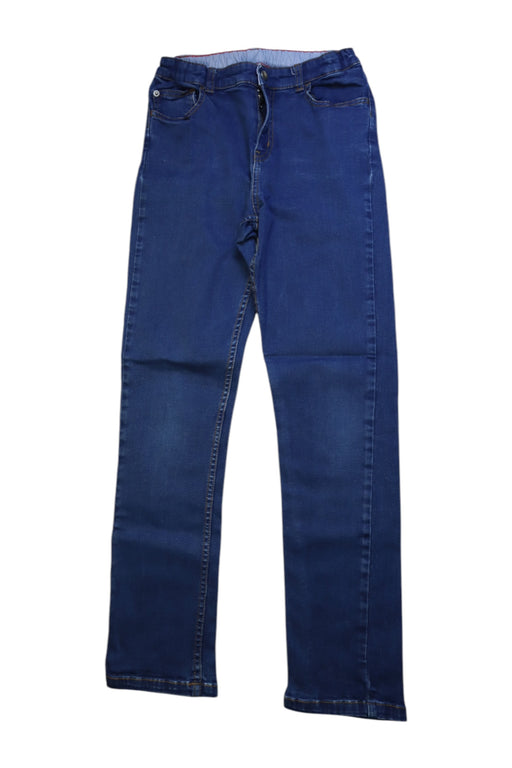 A Blue Jeans from Petit Bateau in size 12Y for girl. (Front View)