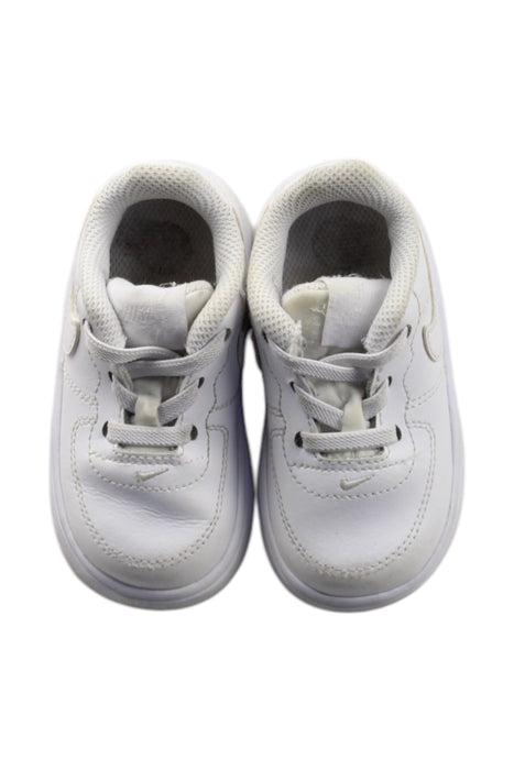 A White Sneakers from Nike in size 12-18M for neutral. (Back View)