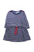 A Navy Long Sleeve Dresses from Jojo Maman Bébé in size 2T for girl. (Front View)