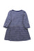 A Navy Long Sleeve Dresses from Jojo Maman Bébé in size 2T for girl. (Back View)