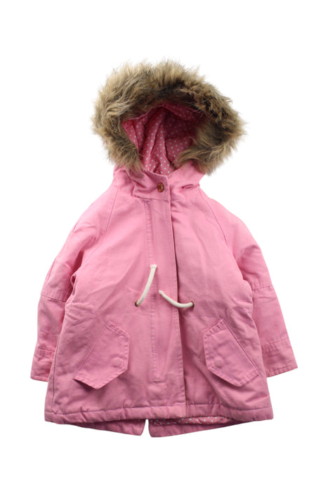 A Pink Coats from Seed in size 3T for girl. (Front View)