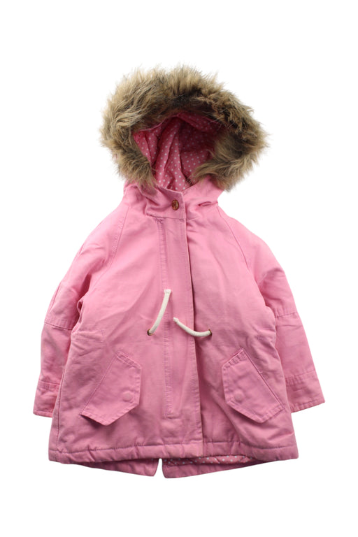 A Pink Coats from Seed in size 3T for girl. (Front View)