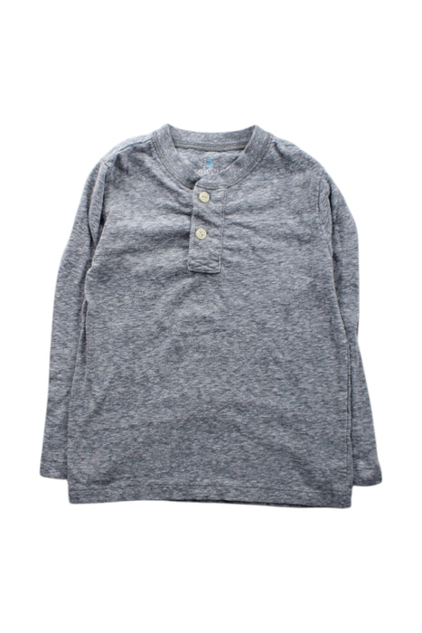 A Grey Long Sleeve Tops from Crewcuts in size 3T for neutral. (Front View)