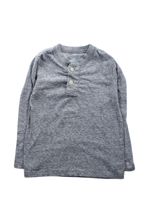 A Grey Long Sleeve Tops from Crewcuts in size 3T for neutral. (Front View)