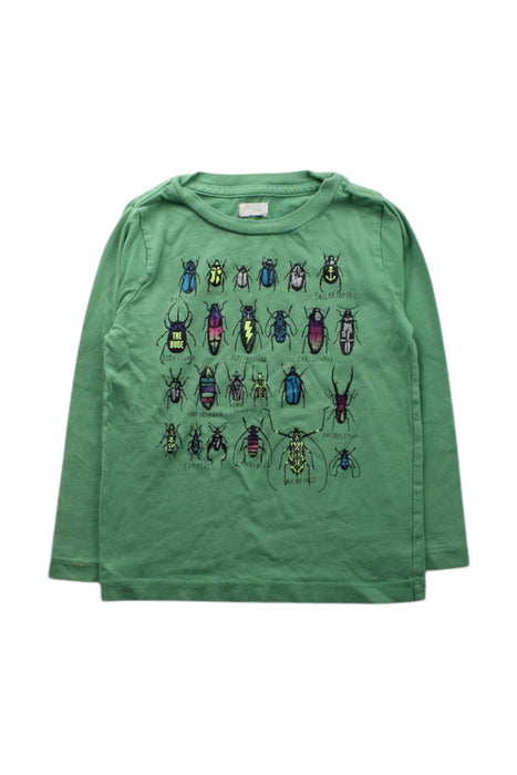 A Green Long Sleeve T Shirts from Crewcuts in size 3T for neutral. (Front View)