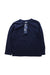 A Navy Long Sleeve Shirts from Crewcuts in size 3T for boy. (Front View)