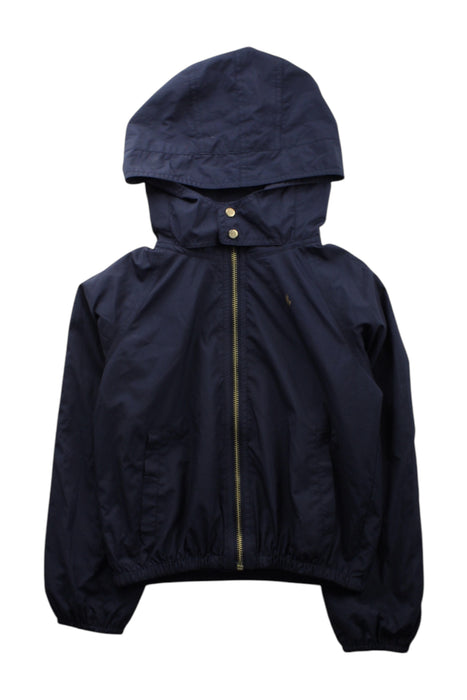 A Navy Rain Jackets from Polo Ralph Lauren in size 6T for boy. (Front View)