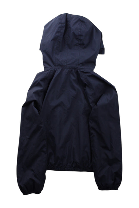 A Navy Rain Jackets from Polo Ralph Lauren in size 6T for boy. (Back View)